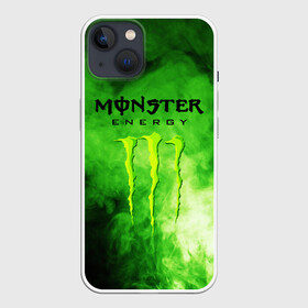 Чехол для iPhone 13 с принтом MONSTER ENERGY в Санкт-Петербурге,  |  | brend | green | monster energy | андреналин | бренд | зеленый | логотип | монстр | напиток | энергетик | энергия