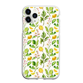 Чехол для iPhone 11 Pro Max матовый с принтом Летний узор лимон ветки листья в Санкт-Петербурге, Силикон |  | ботаника | ветки | кислый | летний | лимонад | лимончики | лимоны | листья | паттерн | узор | цветы | цитрусовые