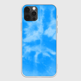 Чехол для iPhone 12 Pro Max с принтом Голубой ТАЙ ДАЙ в Санкт-Петербурге, Силикон |  | summer | tie dye | акварель | лето | разноцветная | тай дай | тайдай | яркая