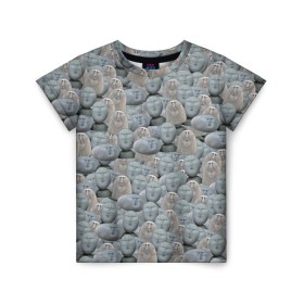 Детская футболка 3D с принтом Каменные лица 3D МЕМ 2020 в Санкт-Петербурге, 100% гипоаллергенный полиэфир | прямой крой, круглый вырез горловины, длина до линии бедер, чуть спущенное плечо, ткань немного тянется | my stone. | каменные лица | камни с человеческими лицами | мем