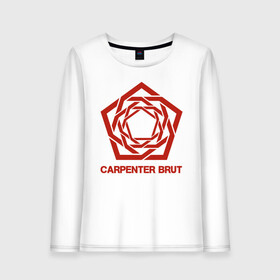 Женский лонгслив хлопок с принтом Carpenter Brut в Санкт-Петербурге, 100% хлопок |  | Тематика изображения на принте: carpenter brut | futuresynth | outrun | retrowave | synthwave | ретровейв | синтвейв | синтивейв