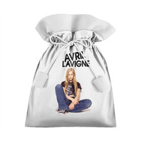 Подарочный 3D мешок с принтом Аврил Лавин в Санкт-Петербурге, 100% полиэстер | Размер: 29*39 см | Тематика изображения на принте: avril lavigne | аврил | аврил лавин | американский рок | блондинка | девушка | музыка | рок | рокерша