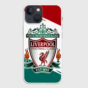 Чехол для iPhone 13 mini с принтом LIVERPOOL. в Санкт-Петербурге,  |  | lfc | liverpool | sport | ynwa | ливерпуль | лфк | спорт