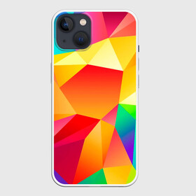 Чехол для iPhone 13 с принтом Яркая мозаика в Санкт-Петербурге,  |  | геометрия | мозаика | фигуры | яркие цвета