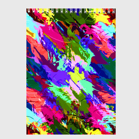 Скетчбук с принтом Краска в Санкт-Петербурге, 100% бумага
 | 48 листов, плотность листов — 100 г/м2, плотность картонной обложки — 250 г/м2. Листы скреплены сверху удобной пружинной спиралью | abstraction | expression | impressionism | абстракция | импрессионизм | краска | цвет | экспрессия