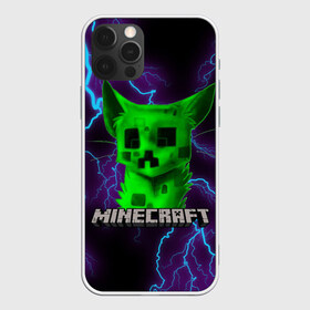 Чехол для iPhone 12 Pro Max с принтом MINECRAFT CREEPER CAT в Санкт-Петербурге, Силикон |  | Тематика изображения на принте: creeper | game | minecraft | блоки | игра | квадраты | компьютерная | крипер | криппер | майнкрафт | огонь