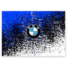 Поздравительная открытка с принтом BMW. в Санкт-Петербурге, 100% бумага | плотность бумаги 280 г/м2, матовая, на обратной стороне линовка и место для марки
 | Тематика изображения на принте: bmw | bmw performance | m | motorsport | performance | бмв | моторспорт