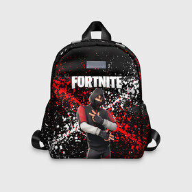 Детский рюкзак 3D с принтом Fortnite Ikonik. в Санкт-Петербурге, 100% полиэстер | лямки с регулируемой длиной, сверху петелька, чтобы рюкзак можно было повесить на вешалку. Основное отделение закрывается на молнию, как и внешний карман. Внутри дополнительный карман. По бокам два дополнительных кармашка | archetype | fortnite | fortnite 2 | fortnite x | ikonik | marshmello | raven | архетип | ворон | иконик | маршмелло | фортнайт | фортнайт 2 | фортнайт глава 2