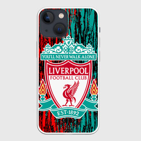 Чехол для iPhone 13 mini с принтом LIVERPOOL. в Санкт-Петербурге,  |  | fc | football | football club | liverpool fc | sport | британский футбольный клуб | ливерпуль фк | мерсисайд | спорт | уефа | униформа | фирменные цвета | фк | футбол | футбольный клуб