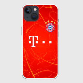 Чехол для iPhone 13 с принтом BAYERN MUNCHEN. в Санкт-Петербурге,  |  | fc | fc bayern munich | football | football club | sport | клуб германии | мюнхен | немецкий футбольный клуб | спорт | уефа | униформа | фирменные цвета | фк | футбол | футбольный клуб | футбольный клуб бавария