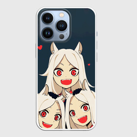 Чехол для iPhone 13 Pro с принтом Cerberus с сердечками Helltaker в Санкт-Петербурге,  |  | anime | azazel | hell | helltaker | justice | lucifer | malina | modeus | pandemonica | zdrada | ад | аниме | демон | демонесса | здрада | люцифер | малина | модеус | пандемоника | правосудие | хеллтейкер | хэлтейкер | цербер