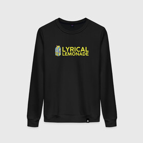 Женский свитшот хлопок с принтом Lyrical Lemonade в Санкт-Петербурге, 100% хлопок | прямой крой, круглый вырез, на манжетах и по низу широкая трикотажная резинка  | benet | bennett | cole | lemonade | lyrical | беннетт | коул | лемонад | лемонаде | лемонэйд | лимонад | лимонэйд | лирикал | лирикл