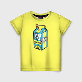 Детская футболка 3D с принтом LYRICAL LEMONADE в Санкт-Петербурге, 100% гипоаллергенный полиэфир | прямой крой, круглый вырез горловины, длина до линии бедер, чуть спущенное плечо, ткань немного тянется | benet | bennett | cole | lemonade | lyrical | беннетт | коул | лемонад | лемонаде | лемонэйд | лимонад | лимонэйд | лирикал | лирикл