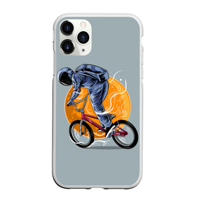 Чехол для iPhone 11 Pro матовый с принтом Космический велосипедист (Z) в Санкт-Петербурге, Силикон |  | bicycle | bicyclist | bike | biker | bmx | cycle | galaxy | moon | rider | space | stars | байкер | бмх | вело | велогонщик | велосепедист | велосипед | велоспорт | гонщик | космос | луна