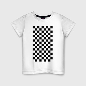 Детская футболка хлопок с принтом Шахматный пол в Санкт-Петербурге, 100% хлопок | круглый вырез горловины, полуприлегающий силуэт, длина до линии бедер | дельта | заговор | иллюминаты | масонство | масоны | наблюдение | наугольник | текстура | циркуль | шахматка
