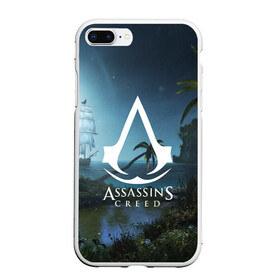 Чехол для iPhone 7Plus/8 Plus матовый с принтом ASSASSIN`S CREED в Санкт-Петербурге, Силикон | Область печати: задняя сторона чехла, без боковых панелей | black flag | brotherhood | chronicles | creed | game | origins | revelations | rogue | syndicate | unity | valhalla | альтаир | ассасин | игры | кинжал | пираты