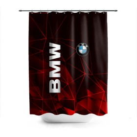 Штора 3D для ванной с принтом BMW в Санкт-Петербурге, 100% полиэстер | плотность материала — 100 г/м2. Стандартный размер — 146 см х 180 см. По верхнему краю — пластиковые люверсы для креплений. В комплекте 10 пластиковых колец | bmw | авто | автомобиль | бмв | логотип | марка | машина | надпись | текстура