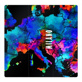 Магнитный плакат 3Х3 с принтом Milano в Санкт-Петербурге, Полимерный материал с магнитным слоем | 9 деталей размером 9*9 см | fashion | italy | milano | vanguard | авангард | италия | милан | мода