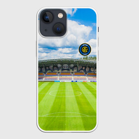 Чехол для iPhone 13 mini с принтом FC INTER. в Санкт-Петербурге,  |  | championship | fc | football | footer | inter | soccer | socker | sport | европейская лига | интер | одежда | спорт | спортивный | униформа | футбол | футбольный клуб | чемпионат