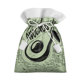 Подарочный 3D мешок с принтом avocado в Санкт-Петербурге, 100% полиэстер | Размер: 29*39 см | avocado | авокадо | веганство | вегетарианство | еда | зеленый | земля | зож | листья | овощи | позиция | природа | фрукты