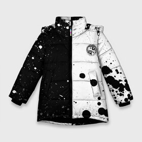 Зимняя куртка для девочек 3D с принтом Umbrella Academy (+спина) (Z) в Санкт-Петербурге, ткань верха — 100% полиэстер; подклад — 100% полиэстер, утеплитель — 100% полиэстер. | длина ниже бедра, удлиненная спинка, воротник стойка и отстегивающийся капюшон. Есть боковые карманы с листочкой на кнопках, утяжки по низу изделия и внутренний карман на молнии. 

Предусмотрены светоотражающий принт на спинке, радужный светоотражающий элемент на пуллере молнии и на резинке для утяжки. | dark horse comics | the umbrella academy | академия амбрелла | белая скрипка | бен харгривз | комикс | комильфо | космобой | кракен | реджинальд харгривз | сеанс | слух