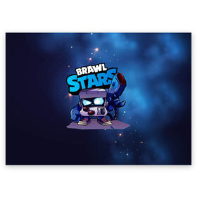 Поздравительная открытка с принтом 8 bit blue brawl stars 8 бит в Санкт-Петербурге, 100% бумага | плотность бумаги 280 г/м2, матовая, на обратной стороне линовка и место для марки
 | Тематика изображения на принте: 8 bit | 8 бит | brawl | brawl stars | brawlstars | brawl_stars | jessie | бравл | бравлстарс