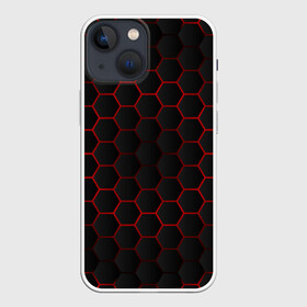 Чехол для iPhone 13 mini с принтом 3D black  red в Санкт-Петербурге,  |  | 3d кубики | 3д кубики | sport | абстракция | брызги | краска | кубики | линии | паттерн | спорт | спортивная | спортивный стиль | стиль | текстуры | тренировка | узор