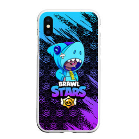 Чехол для iPhone XS Max матовый с принтом BRAWL STARS LEON SHARK в Санкт-Петербурге, Силикон | Область печати: задняя сторона чехла, без боковых панелей | bibi | brawl | brawl stars | crow | leon | stars | бравл | бравл старс | браво старс | игра | компьютерная | кров | леон | онлайн | старс