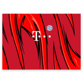 Поздравительная открытка с принтом ФК Бавария Мюнхен в Санкт-Петербурге, 100% бумага | плотность бумаги 280 г/м2, матовая, на обратной стороне линовка и место для марки
 | Тематика изображения на принте: juventus | lfc | sport | бавария | мюнхен | спорт | фк | футбол
