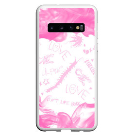 Чехол для Samsung Galaxy S10 с принтом LIL PEEP ЛИЛ ПИП в Санкт-Петербурге, Силикон | Область печати: задняя сторона чехла, без боковых панелей | Тематика изображения на принте: beautiful | daddy | heart | life | lil | lilpeep | music | peep | rap | rapper | rip | tattoo | лил | лилпип | литл | лого | музыка | папочка | пип | рип | рожица | рэп | рэпер | рэперы | сердечко | сердце | символ | тату | татуировки