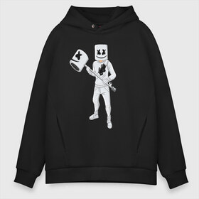 Мужское худи Oversize хлопок с принтом MARSHMELLO & FORTNITE в Санкт-Петербурге, френч-терри — 70% хлопок, 30% полиэстер. Мягкий теплый начес внутри —100% хлопок | боковые карманы, эластичные манжеты и нижняя кромка, капюшон на магнитной кнопке | fortnite | game | game fortnite | marshmello | music | зефир | зефирка | игра | игра фортнайт | лого | лого marshmello | лого маршмеллоу | логотип | логотип marshmello | логотип маршмеллоу | маршиеллоу | маска | музыка | музыкант