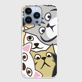 Чехол для iPhone 13 Pro с принтом Котики Шпионы в Санкт-Петербурге,  |  | anime | art | casual | cat | cats | cute | funny | kawaii | kitty | meme | memes | pussy | selfie | аниме | арт | животные | каваи | кавай | кот | коте | котик | котики | коты | кошка | кэжуал | мем | мемы | милота | приколы | прикольные | се