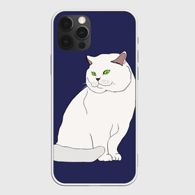 Чехол для iPhone 12 Pro Max с принтом Белый британский котик в Санкт-Петербурге, Силикон |  | cat | cute | kitten | meow | британец | британский | взгляд | друзья | животные | зверек | зверюшки | каваи | киска | котенок | котик | коты | котята | кошак | кошечки | кошки | лапы | милые | мордочка | мяу | няшные