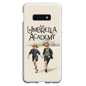 Чехол для Samsung S10E с принтом The umbrella academy в Санкт-Петербурге, Силикон | Область печати: задняя сторона чехла, без боковых панелей | Тематика изображения на принте: dark horse comics | netflix | the umbrella academy | umbrella | академия амбрелла | белая скрипка | бен харгривз | комикс | комильфо | космобой | кракен | реджинальд харгривз | сеанс | слух