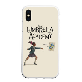 Чехол для iPhone XS Max матовый с принтом The umbrella academy в Санкт-Петербурге, Силикон | Область печати: задняя сторона чехла, без боковых панелей | Тематика изображения на принте: dark horse comics | netflix | the umbrella academy | umbrella | академия амбрелла | белая скрипка | бен харгривз | комикс | комильфо | космобой | кракен | реджинальд харгривз | сеанс | слух