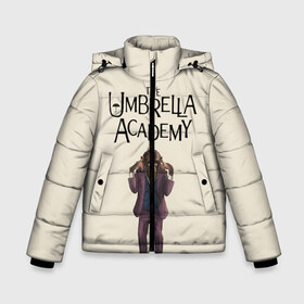 Зимняя куртка для мальчиков 3D с принтом The umbrella academy в Санкт-Петербурге, ткань верха — 100% полиэстер; подклад — 100% полиэстер, утеплитель — 100% полиэстер | длина ниже бедра, удлиненная спинка, воротник стойка и отстегивающийся капюшон. Есть боковые карманы с листочкой на кнопках, утяжки по низу изделия и внутренний карман на молнии. 

Предусмотрены светоотражающий принт на спинке, радужный светоотражающий элемент на пуллере молнии и на резинке для утяжки | dark horse comics | netflix | the umbrella academy | umbrella | академия амбрелла | белая скрипка | бен харгривз | комикс | комильфо | космобой | кракен | реджинальд харгривз | сеанс | слух