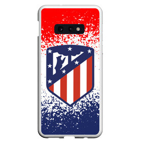 Чехол для Samsung S10E с принтом ATLETICO MADRID в Санкт-Петербурге, Силикон | Область печати: задняя сторона чехла, без боковых панелей | atletico madrid | fc | football | football club | sport | атлетико мадрид | испанский футбольный клуб | мадрид | спорт | уефа | униформа | фирменные цвета | фк | футбол | футбольный клуб