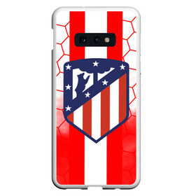 Чехол для Samsung S10E с принтом ATLETICO MADRID в Санкт-Петербурге, Силикон | Область печати: задняя сторона чехла, без боковых панелей | atletico madrid | fc | football | football club | sport | атлетико мадрид | испанский футбольный клуб | мадрид | спорт | уефа | униформа | фирменные цвета | фк | футбол | футбольный клуб