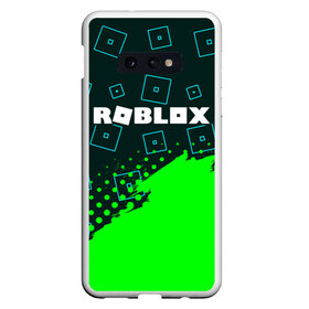 Чехол для Samsung S10E с принтом ROBLOX РОБЛОКС в Санкт-Петербурге, Силикон | Область печати: задняя сторона чехла, без боковых панелей | blocks | blox | game | games | logo | minecraft | mobile | online | roblocks | roblox | robux | studio | блоки | игра | игры | квадрат | квадратик | кщидщч | лого | логотип | майнкрафт | онлайн | роблокс | робукс | символ | символы | студия