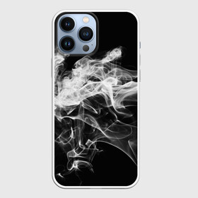 Чехол для iPhone 13 Pro Max с принтом СЕРЫЙ ДЫМ в Санкт-Петербурге,  |  | fire | flame | in fire | smoke | в огне | дым | огненный | огонь | текстуры