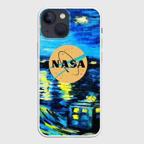 Чехол для iPhone 13 mini с принтом NASA   ВАНГОГ NASA в Санкт-Петербурге,  |  | galaxy | nasa | nebula | space | star | абстракция | вангог | вселенная | галактика | звезда | звезды | космический | наса | планеты