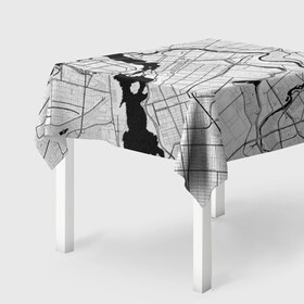 Скатерть 3D с принтом генплан в Санкт-Петербурге, 100% полиэстер (ткань не мнется и не растягивается) | Размер: 150*150 см | architecture | general plan 
architect | архитектор | архитектура | генплан | знание