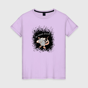 Женская футболка хлопок с принтом Вакцинация в Санкт-Петербурге, 100% хлопок | прямой крой, круглый вырез горловины, длина до линии бедер, слегка спущенное плечо | banksy | бэнкси | в лондонском | вакцинация | крыс | метро | рисунки | чихающих