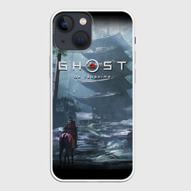 Чехол для iPhone 13 mini с принтом Ghost of Tsushima (Z) в Санкт-Петербурге,  |  | game | ghost of tsushima | jin sakai | samurai | дзин сакай | игра | призрак цусимы | самурай