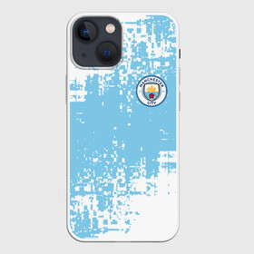 Чехол для iPhone 13 mini с принтом MANCHESTER CITY. в Санкт-Петербурге,  |  | fc | football | football club | manchester city fc | sport | английский футбольный клуб | манчестер | манчестер сити | спорт | спортивный клуб | уефа | униформа | фирменные цвета | фк | футбол | футбольный клуб