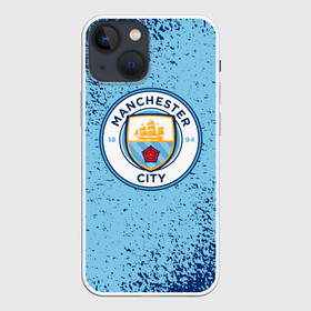 Чехол для iPhone 13 mini с принтом MANCHESTER CITY. в Санкт-Петербурге,  |  | fc | football | football club | manchester city fc | sport | английский футбольный клуб | манчестер | манчестер сити | спорт | спортивный клуб | уефа | униформа | фирменные цвета | фк | футбол | футбольный клуб