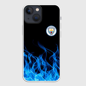 Чехол для iPhone 13 mini с принтом MANCHESTER CITY. в Санкт-Петербурге,  |  | fc | football | football club | manchester city fc | sport | английский футбольный клуб | манчестер | манчестер сити | спорт | спортивный клуб | уефа | униформа | фирменные цвета | фк | футбол | футбольный клуб