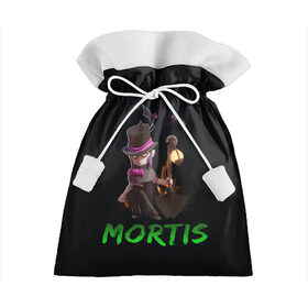 Подарочный 3D мешок с принтом Мортис Brawl Stars в Санкт-Петербурге, 100% полиэстер | Размер: 29*39 см | Тематика изображения на принте: brawl stars | mortis | бравлер | летучая мышь | мортис