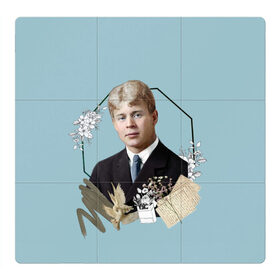 Магнитный плакат 3Х3 с принтом Есенин, Сыпь, гармоника... в Санкт-Петербурге, Полимерный материал с магнитным слоем | 9 деталей размером 9*9 см | Тематика изображения на принте: 