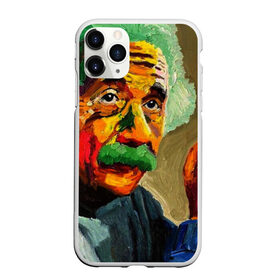 Чехол для iPhone 11 Pro Max матовый с принтом Энштейн в Санкт-Петербурге, Силикон |  | albert | art | einstein | арт | энштейн